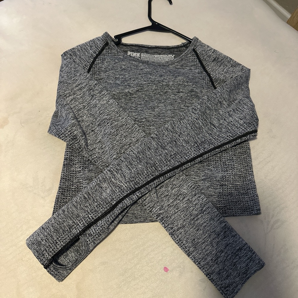 Victoria's Secret Pink Seamless Heathered Top